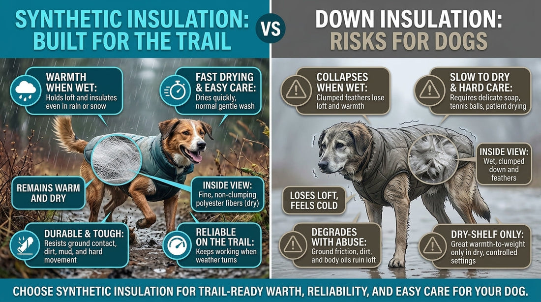 Why Synthetic Insulation Outperforms Down for Dogs
